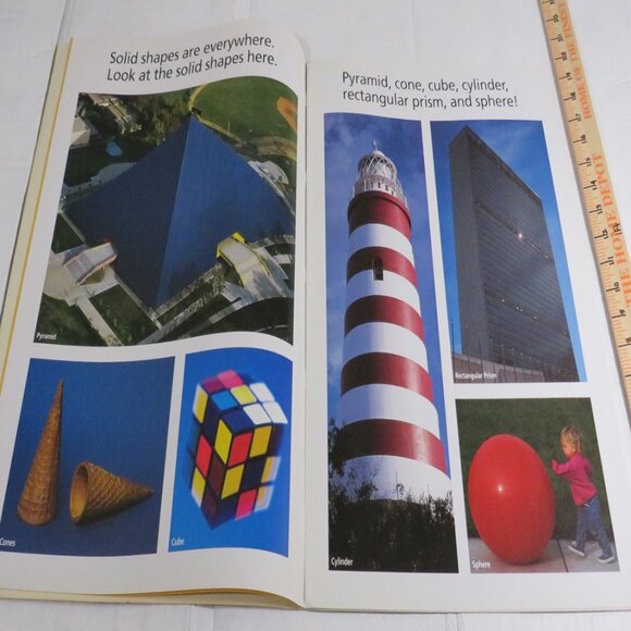 Solid Shapes BIG BOOK (almost 2 feet tall) with teacher pages CLASSROOM SIZE - Picture 4 of 16